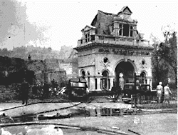Bomb damage to the Tivoli Theatre