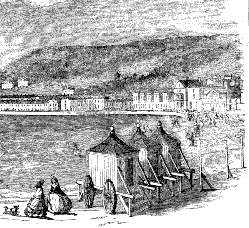 Bathing machines at Glentworth Bay