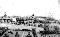 Weston's first railway station